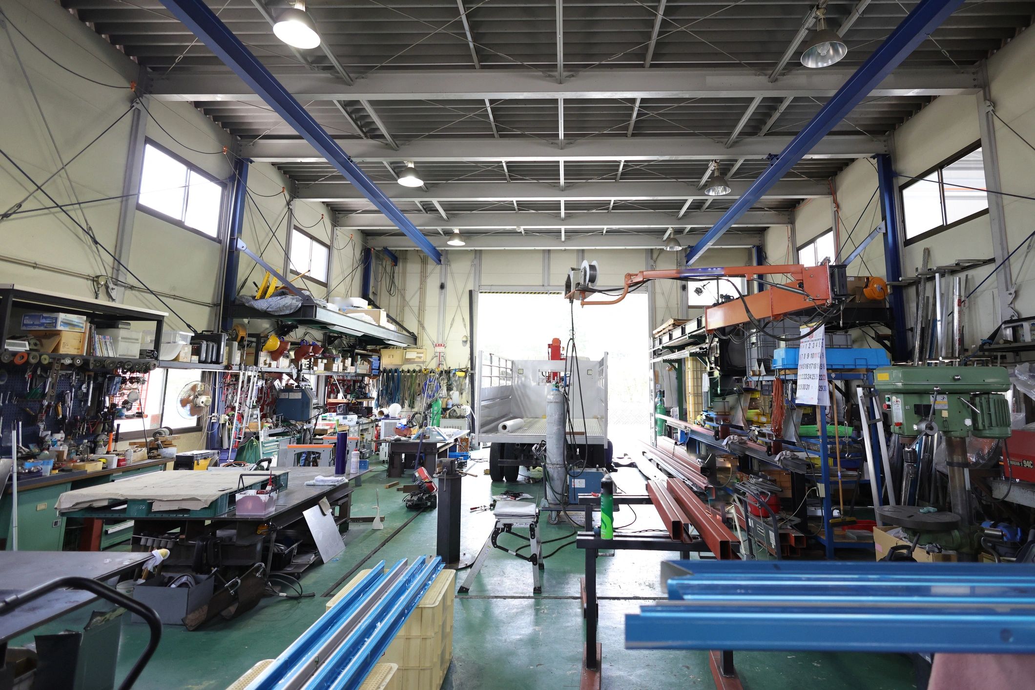 industrial fabrication workshop